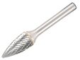 Solid Carbide Rotary Burr Bright Pointed Tree 6 x 6mm