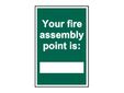 Your Fire Assembly Point is - PVC Sign 200 x 300mm