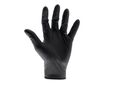 Black Heavy-Duty Nitrile Disposable Gloves Large Size 8 (Box of 100)