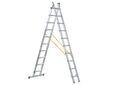 D-Rung Combination Ladder 2-Part 2 x 10 Rungs