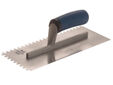 Notched Trowel Serrated 6mm Stainless Steel Soft Grip Handle 11 x 4.1/2in