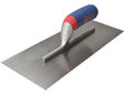 Plasterer's Finishing Trowel Carbon Steel Soft Touch Handle 16 x 4.1/2in