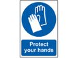 Protect Your Hands - PVC Sign 200 x 300mm