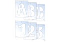Letter & Number Stencil Kit 100mm