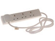 Extension Lead 240V 4-Way 13A 2m