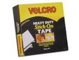 VELCRO® Brand Heavy-Duty Stick On Tape 50mm x 5m Black