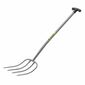 All-Metal 4-Prong Manure Fork T-Handle