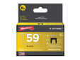 T59 Insulated Staples Black 6 x 6mm (Box 300)
