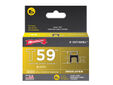 T59 Insulated Staples Black 6 x 8mm (Box 300)