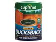 Ducksback 5 Year Waterproof for Sheds & Fences Forest Green 5 litre