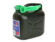 Diesel Fuel Can & Spout Black 5 litre