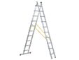 D-Rung Combination Ladder 2-Part 2 x 8 Rungs